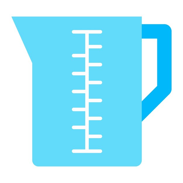 Vector measuring jug icon