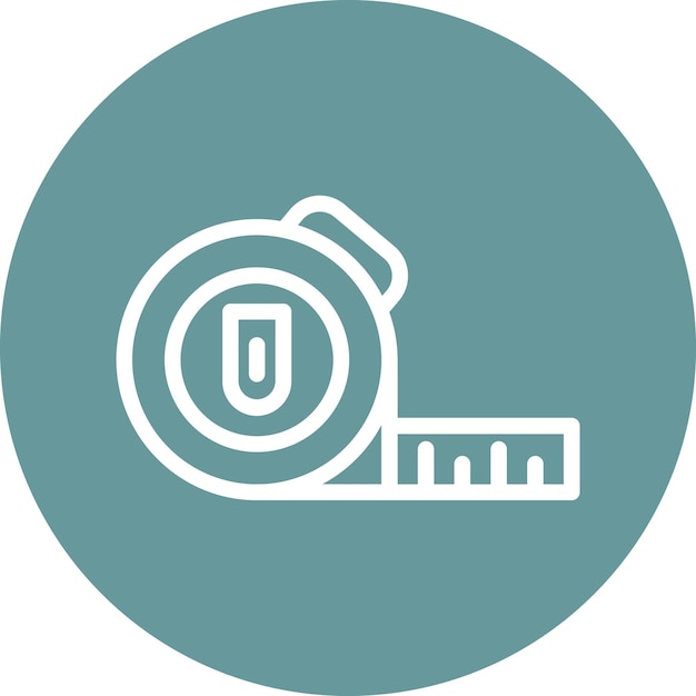 Measuring Tape Icon Style