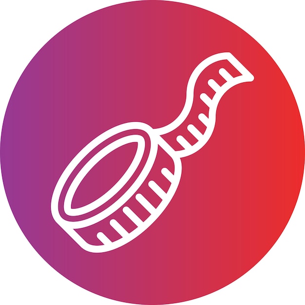 Measuring Tape Icon Style