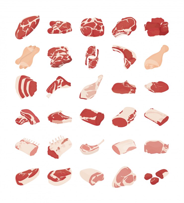 Vector 肉フラットベクトルアイコン