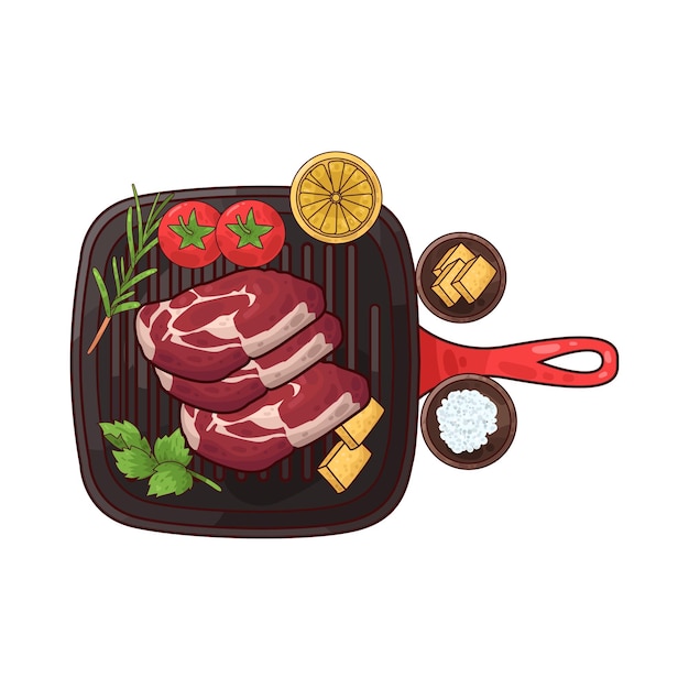 肉のイラスト