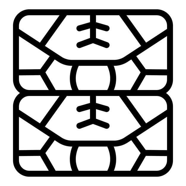 meat stuffed grape leaves icon outline vector culinary traditional dolma