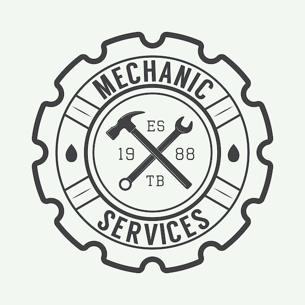 mechanic label