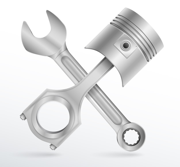 mechanic parts in realistic style