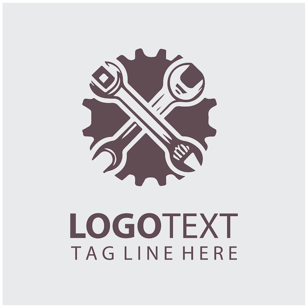 mechanical logo vector illustrations