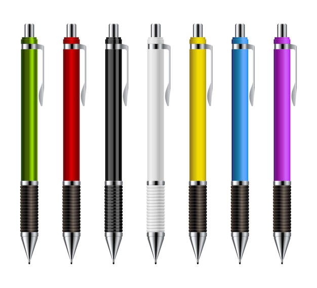 Mechanical pencil  illustration isolated on white