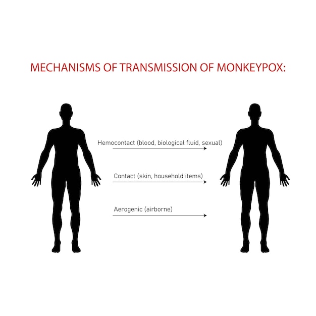 Mechanismen en manieren van overdracht van apenpokken