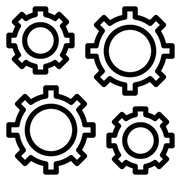 Mechanization icon vector image can be used for cyberpunk