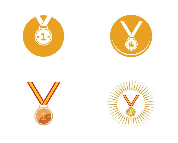 Vector medaille pictogram vector illustratie ontwerp