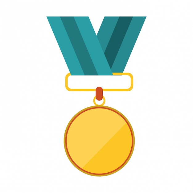 Medal award blank symbol