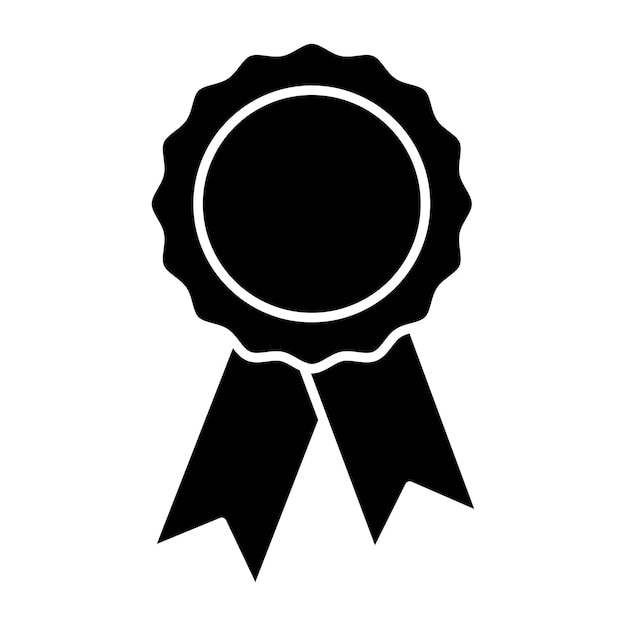 medal icon for graphic and web design