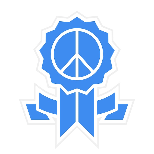 Vector medal icon vector image can be used for diplomacy