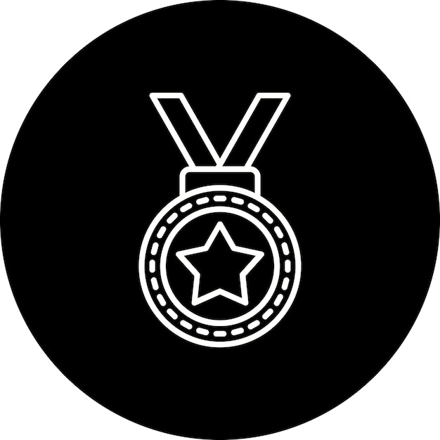 Vector medal icon