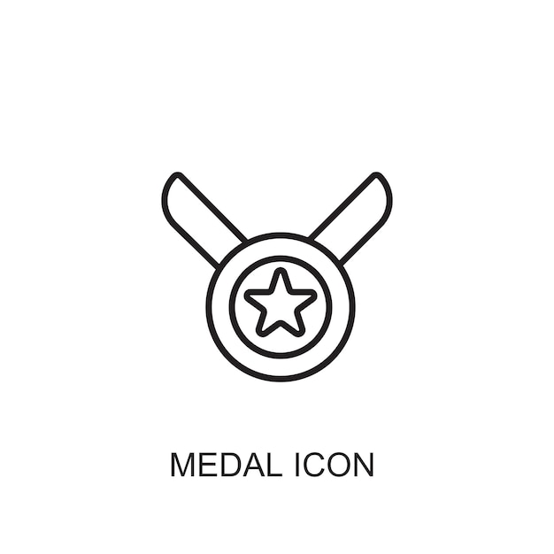 Medal vector icon icon
