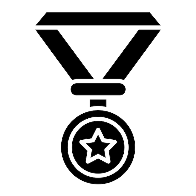 Medal Vector Illustration Style