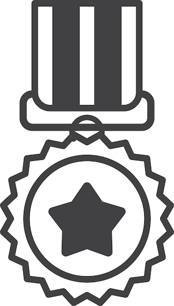 Medals and Achievements illustration in minimal style