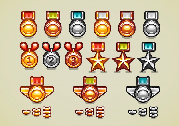 Medals and achievements