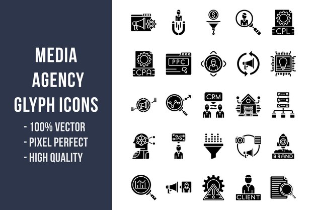 Медиа-агентство Glyph Icons