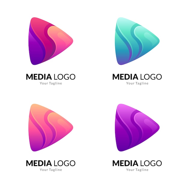 Media play logo variation