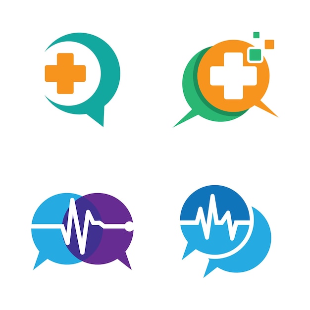 Immagini del logo di consulto medico