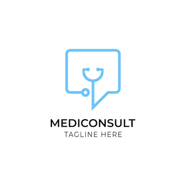 MedicConsultロゴテンプレートデザインベクトル