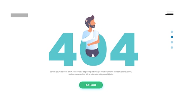 Medical 404 web page