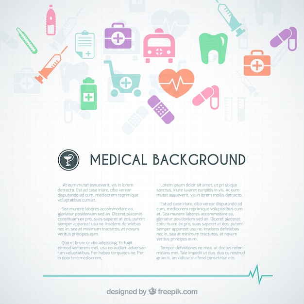 Medical background template