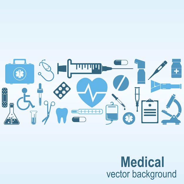 Medical background. vector illustration