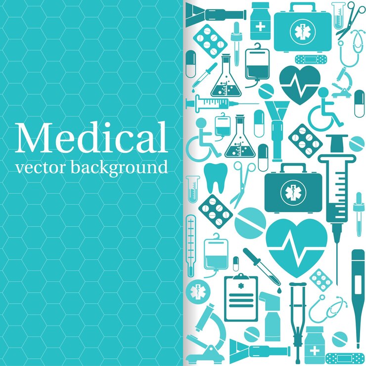 Vector medical background vector