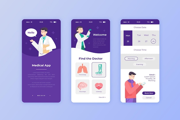 Medical booking app for patients