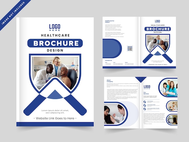 Medical brochure design template