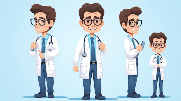 Medical cartoon vector