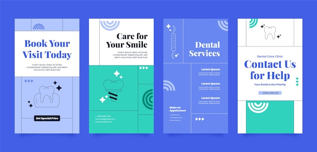 Vector medical center template design