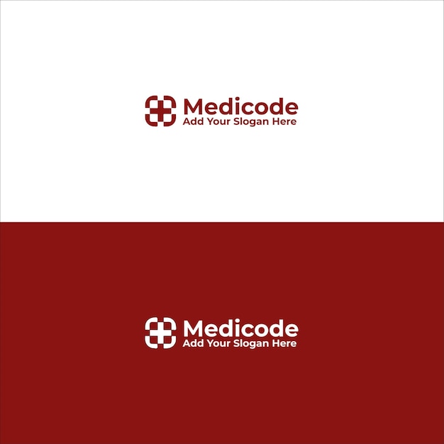 Premium Vector | Medical company logo vector design template