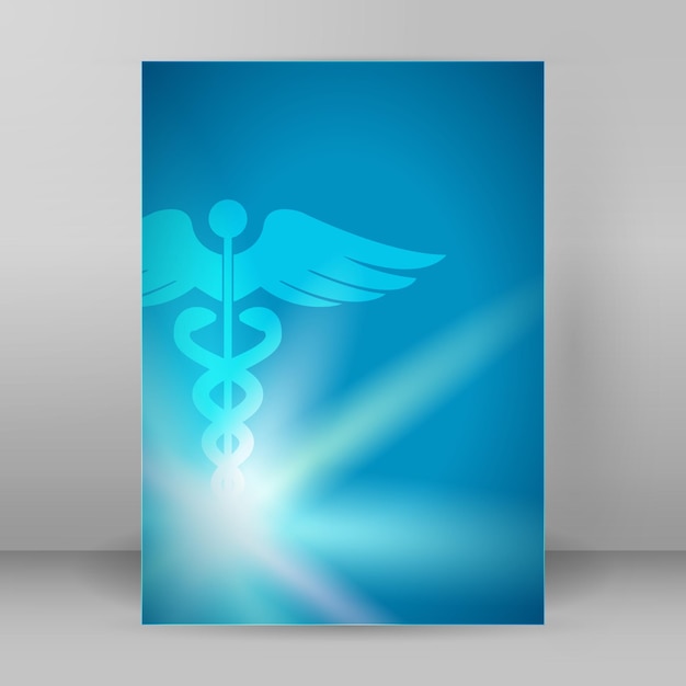 Vector medical concept cover backdrop brochure page01