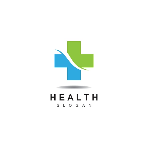 Medical Cross and Health Pharmacy Logo Vector Template