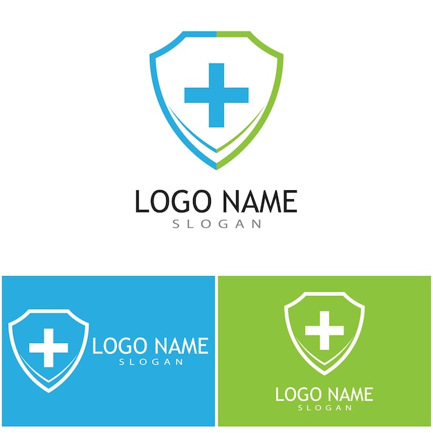 Medical Cross illustration Logo template vector design