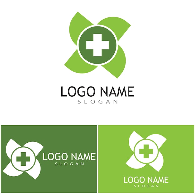 Medical Cross illustration Logo template vector design