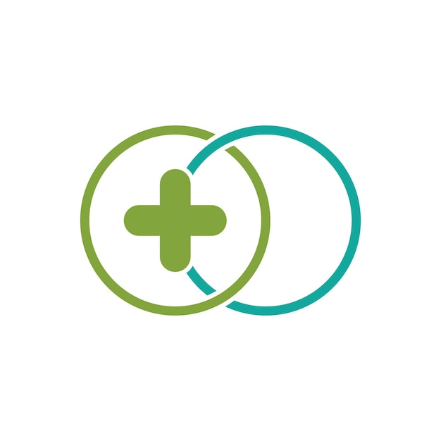 Medical Cross illustration Logo template