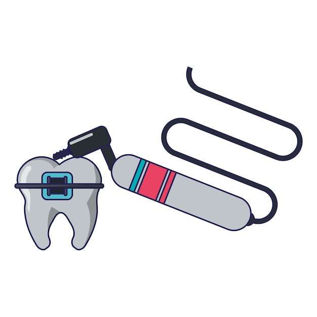 Vector medical dental treatment