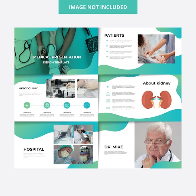 Medical design hospital presentation template