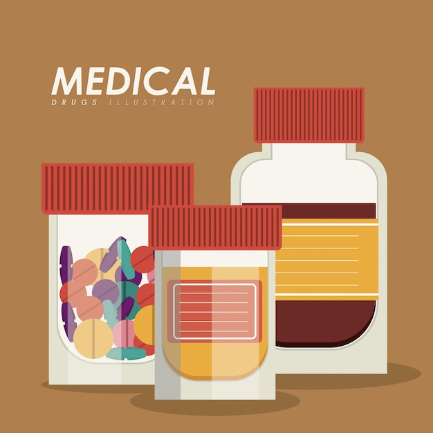 Vector medical design, vector illustration,