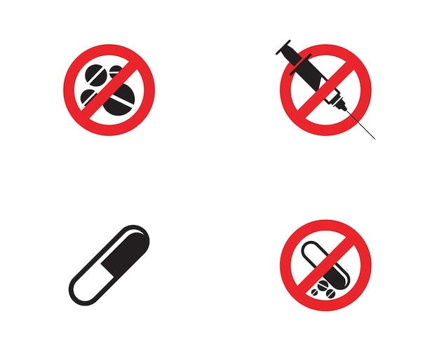 Medical drug vector icon illustration