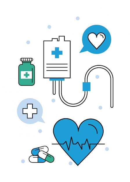 Medical elements electrocardiogram