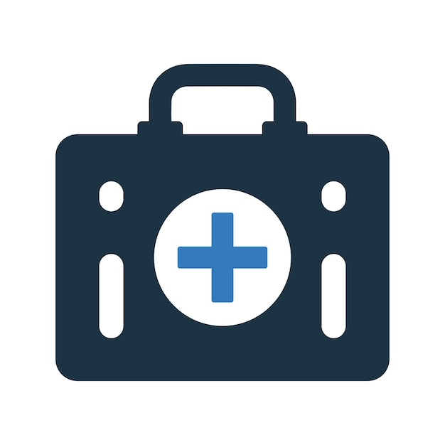 Medical emergency first aid icon Simple editable vector illustration