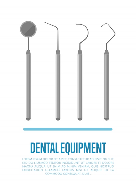 Medical equipment tools for teeth dental care