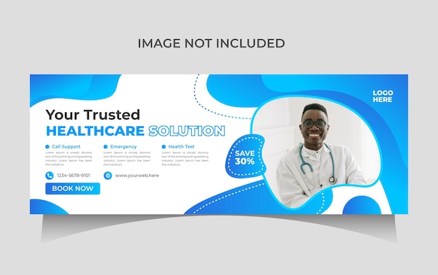 Medical Facebook Cover Banner ads Template