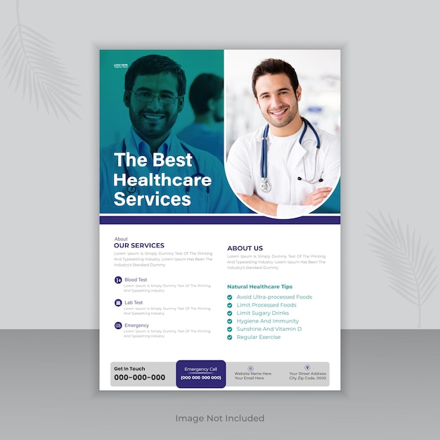 Medical Flyer Or Brochure Design Template