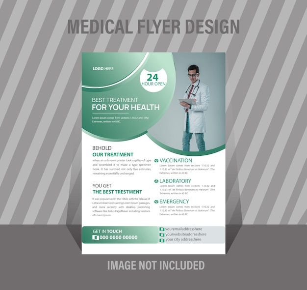 Medical flyer design