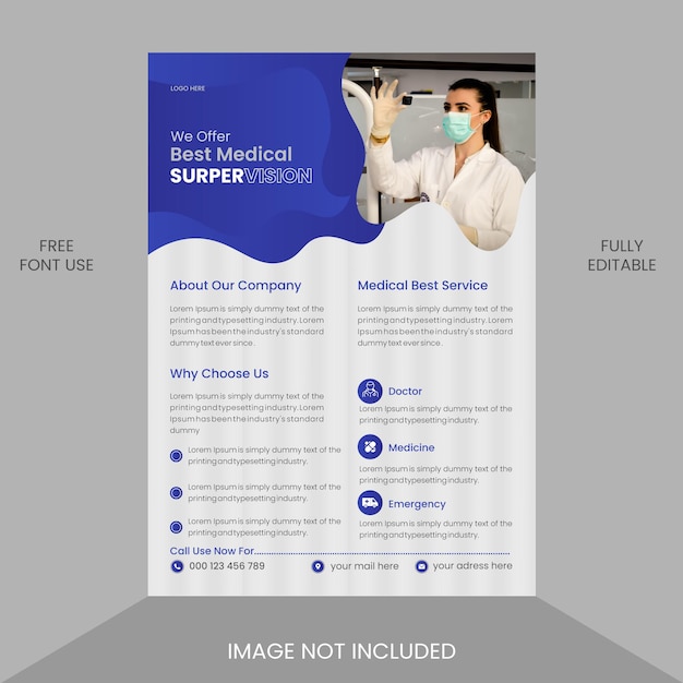 Medical flyer design